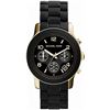 Image 2 : NEW MICHAEL KORS BLACK 39MM TRIPLE CHRONO MSRP$371