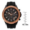 Image 2 : NEW MICHAEL KORS ROSE GOLD BEZEL 3 CHRONO MSRP$329