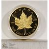 Image 1 : CANADIAN $50 GOLD COIN 1 OZ.  1989 MAPLE LEAF