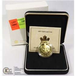 1997 $200 GOLD COIN - HAIDA MASK