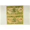 Image 2 : 2 PIECES OF NOVELTY BILLS AUTHORIZED BY SEAMEN'S