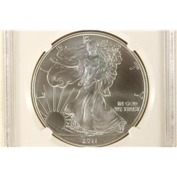 2011 (S) AMERICAN SILVER EAGLE NGC MS70