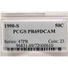 Image 3 : 1990-S KENNEDY HALF DOLLAR PCGS PR69 DCAM