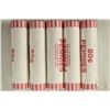 Image 1 : 5-50 CENT ROLLS OF 2010-P SHIELD LINCOLN CENTS BU
