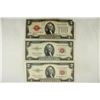 Image 1 : 1928-D & 2-1953-A $2 RED SEAL US NOTES AS SHOWN