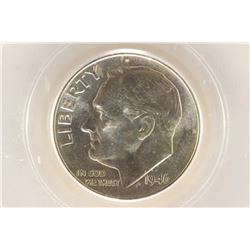 1946 SILVER ROOSEVELT DIME PCGS MS66FB