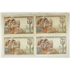 Image 2 : 4 PIECES OF FRANCE 20 FRANC CURRENCY 1942, 2-1943,