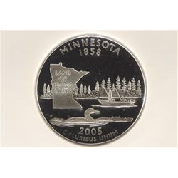 2005-S SILVER MINNESOTA QUARTER NGC PF69 ULTRA CAM