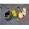 Image 1 : Lot 3 Coffee Pots - 2 Enamelware