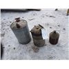 Image 1 : 3 Gas Cans & Oil Can