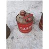 Image 3 : 2 Gas Cans & Oil Can