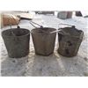 Image 3 : 3 galvanized Pails