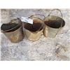 Image 4 : 3 galvanized Pails
