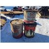 Image 2 : 3 5 Gallon Oil Cans Texaco & Esso