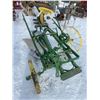 Image 1 : JOHN DEERE HORSE DRAWN 2 FURROW PLOW, HAS CAST SEAT