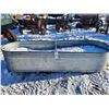 Image 1 : galvanized water trough, behlen country