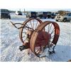 Image 1 : Steel wheel fire cart c/w tank, FROM VILLAGE OF HOEY