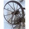 Image 2 : 2x 32" Steel Wagon Wheels