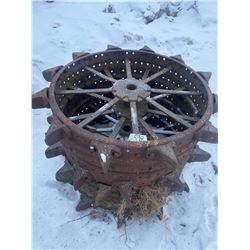 2 Steel Wheels 44 X 17 Inch