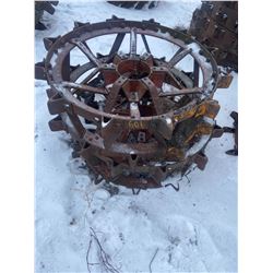 2 Steel Wheels 42 X 14 Inch