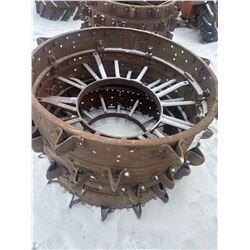 2 Steel Wheels  50 X 20 Inch