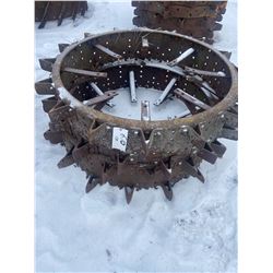 2 Steel Wheels  50 X 12 Inch