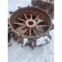 2 Steel Wheels 40 X 12 Inch