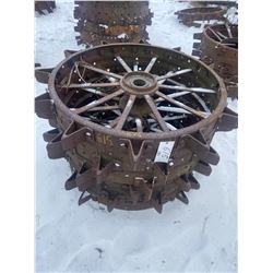 2 Steel Wheels 46 X 16 Inch