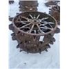 Image 1 : 2 Steel Wheels 46 X 16 Inch