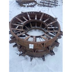 2 Steel Wheels 48 X 12 Inch