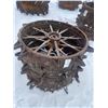Image 1 : 2 Steel Wheels 44 X 16 Inch