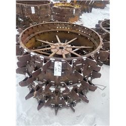 2 Steel Wheels 48 X 18 Inch