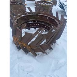 2 Steel Wheels 52 X 14 Inch