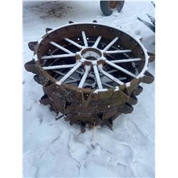 2 Steel Wheels 42 X 10 Inch