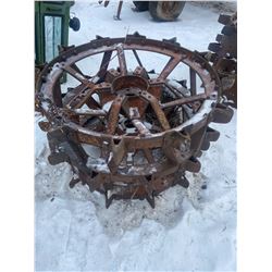 2 Steel Wheels 41 X 14 Inch