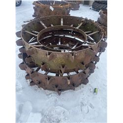 2 Steel Wheels 53 X 12 Inch