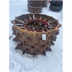 2 Steel Wheels 50 X 16 Inch