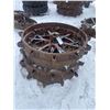 Image 1 : 2 Steel Wheels 48 X 14 Inch