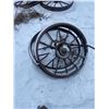Image 1 : 2 Steel Wheels 34 & 30 Inch
