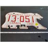 Image 1 : 1981 Northwest Territories license plate