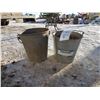 Image 1 : 2 Galvanized Pails