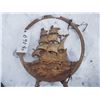 Image 3 : Cast Ship Lawn Ornament 17"d