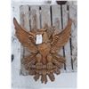 Image 1 : Eagle Wall Hanging - damaged - 27"x30"