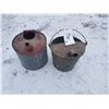 Image 1 : Lot of Vintage Gas Can & Pouring Pail