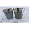 Image 1 : 2 Galvanized Pouring Cans