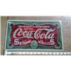 Image 1 : Vintage Coca Cola Metal Sign