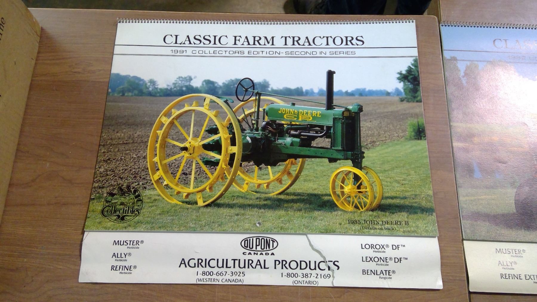 1991 Classic Farm Tractors Calendar