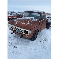 Late 1950's - F350 - Ford Truck - Cab + Chassis -  C/W Hoist Serial # 6813530WK-011909