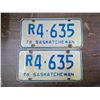 Image 1 : Saskatchewan Licence Plate (2) 76'