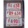 Image 1 : Saskatchewan Licence Plate (2) 75' (1) 71'